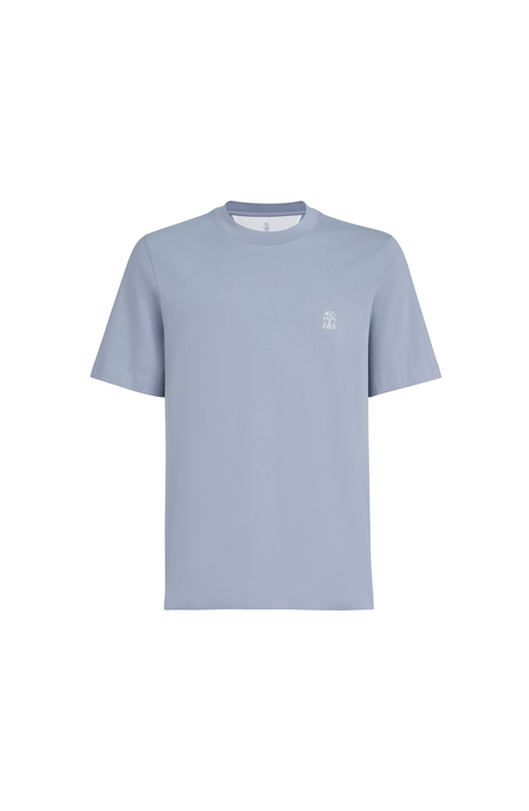 Jersey T-shirt with logo