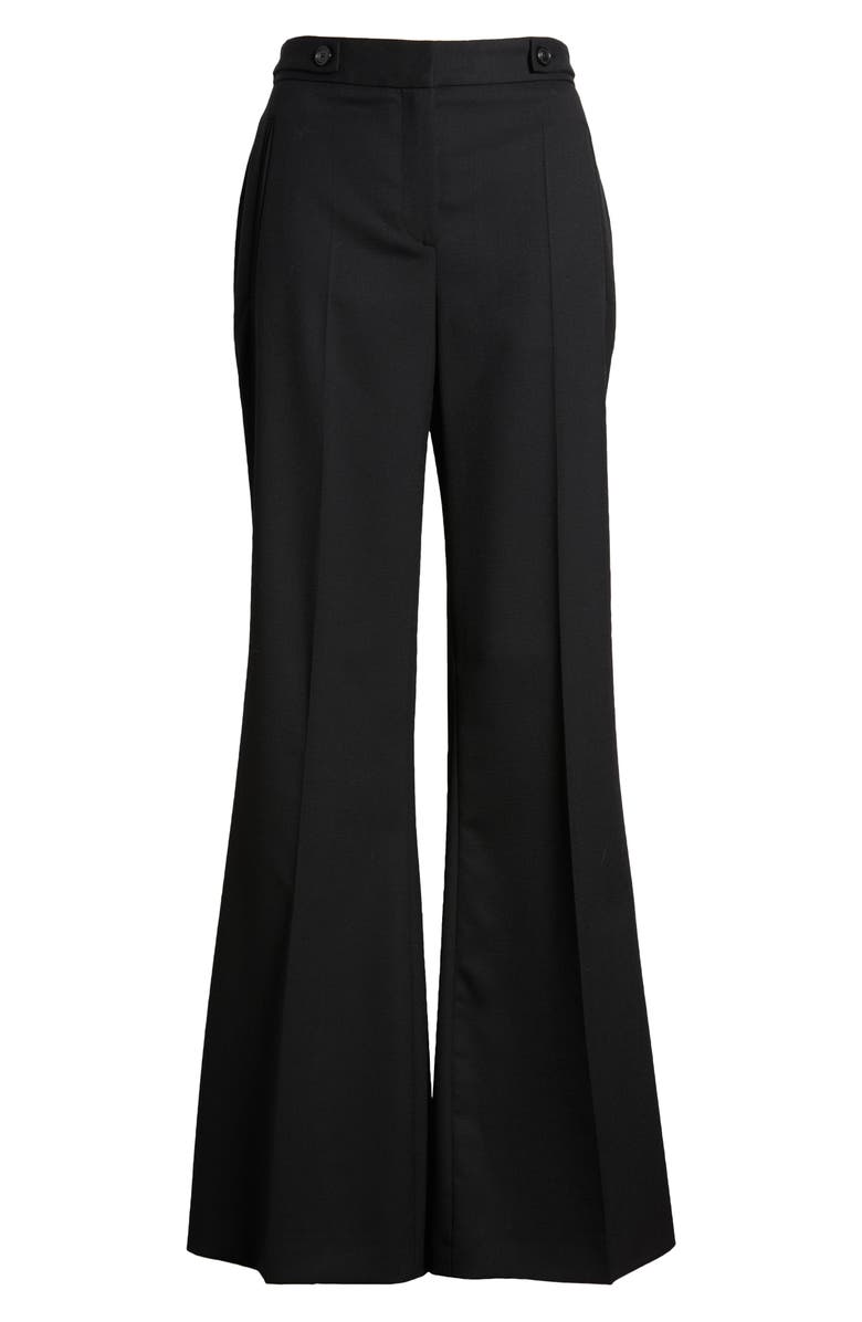 BOSS Talia Wool Blend Flare Pants, Alternate, color,