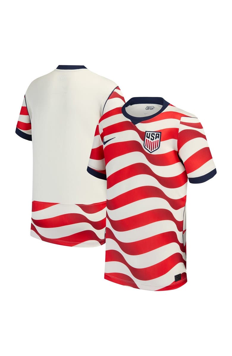 Nike Youth Nike  White USMNT 2026 Home Stadium Replica Jersey, Main, color, White