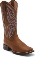 Ariat Cattle Caite Wide Square Toe Western Boot