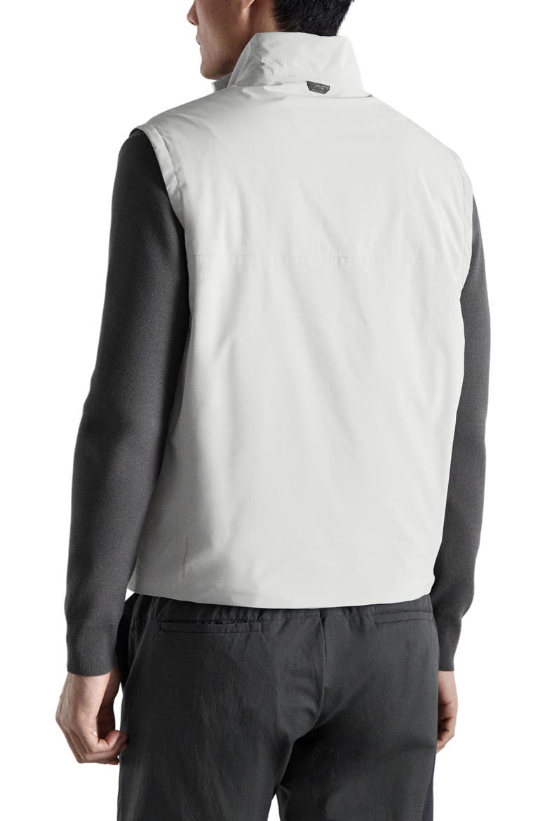 Packable Water Repellent Vest, Alternate, color, ICE GREY