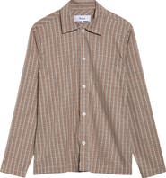PALMES Fault Plaid Camp Shirt