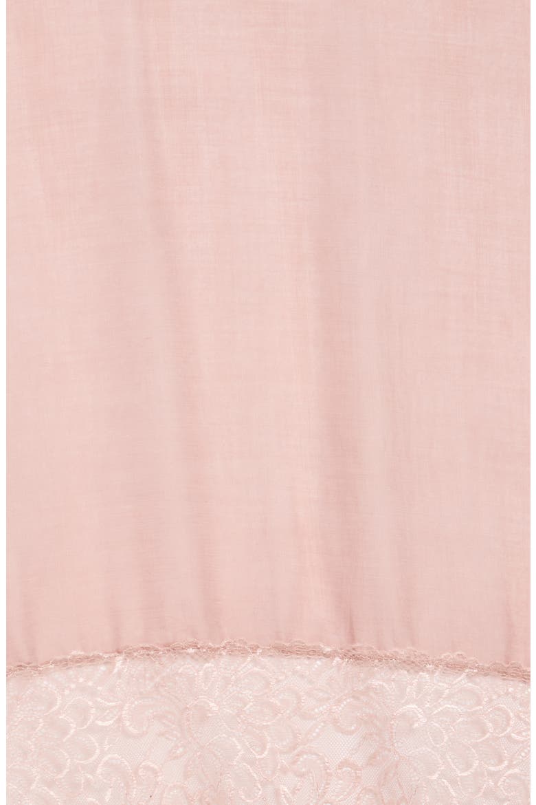 Lace Embroidery Trim Scarf, Alternate, color, BLUSH