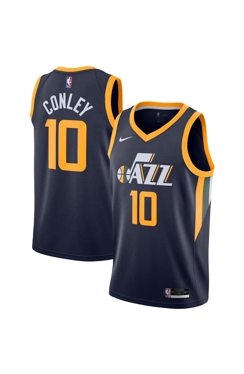 Nike Men's Nike Mike Conley Navy Utah Jazz Swingman Jersey - Icon Edition, Alternate, color,