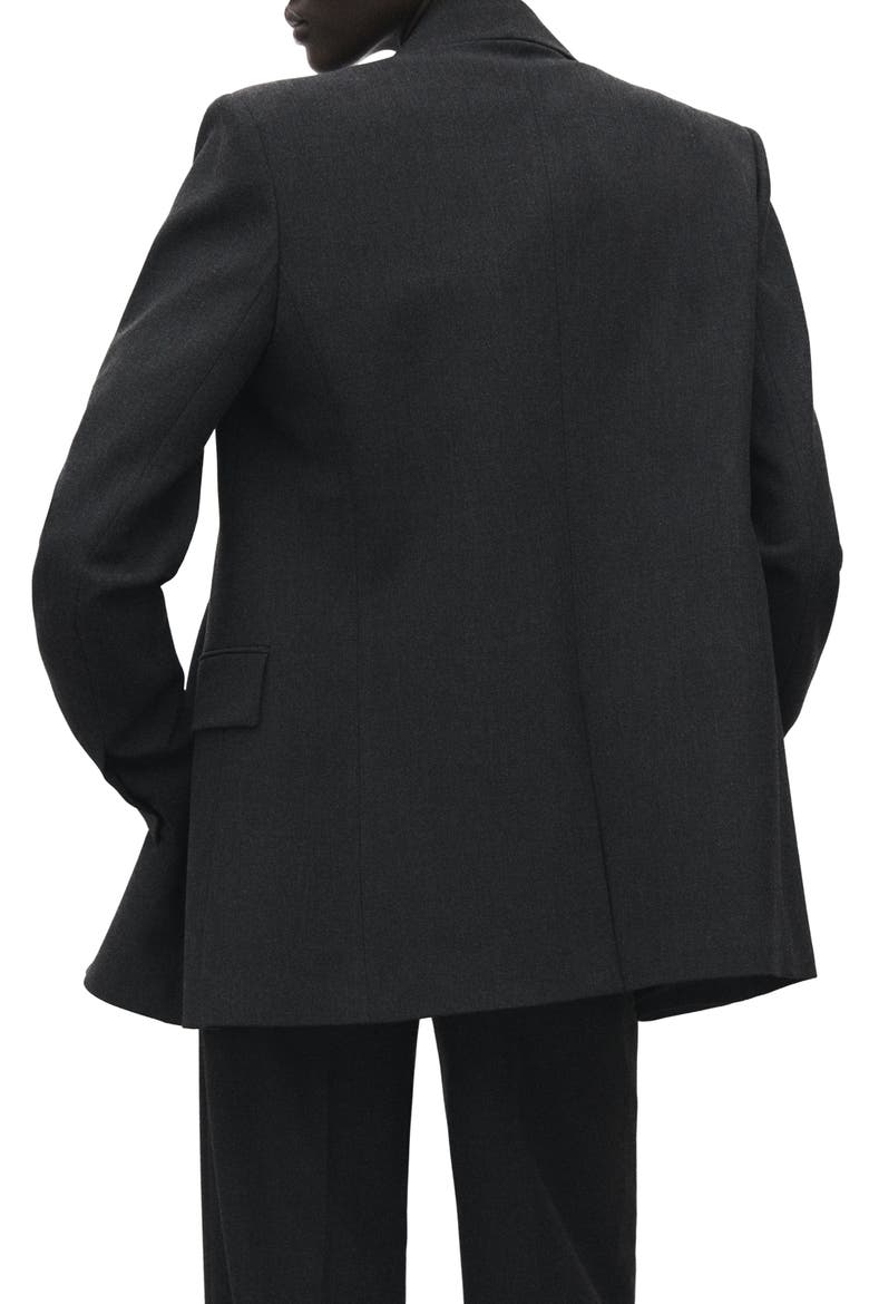 Double Breasted Suit Blazer, Alternate, color, GREY