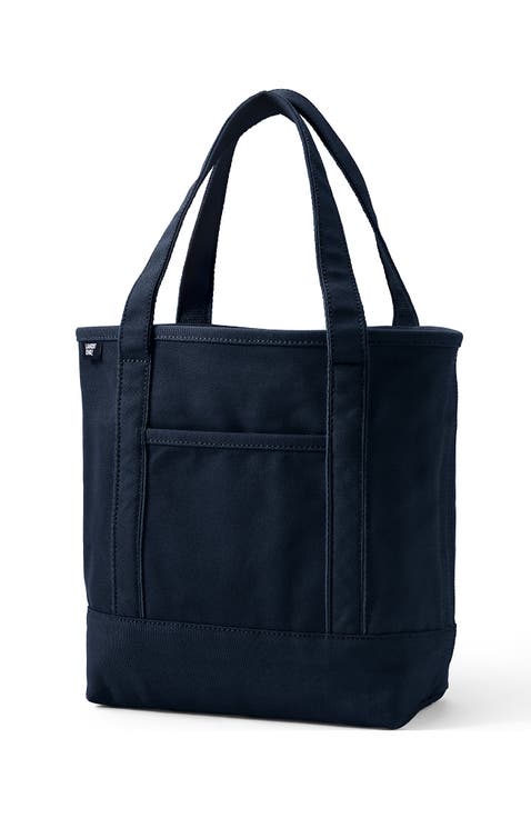 Open Top Canvas Tote Bag