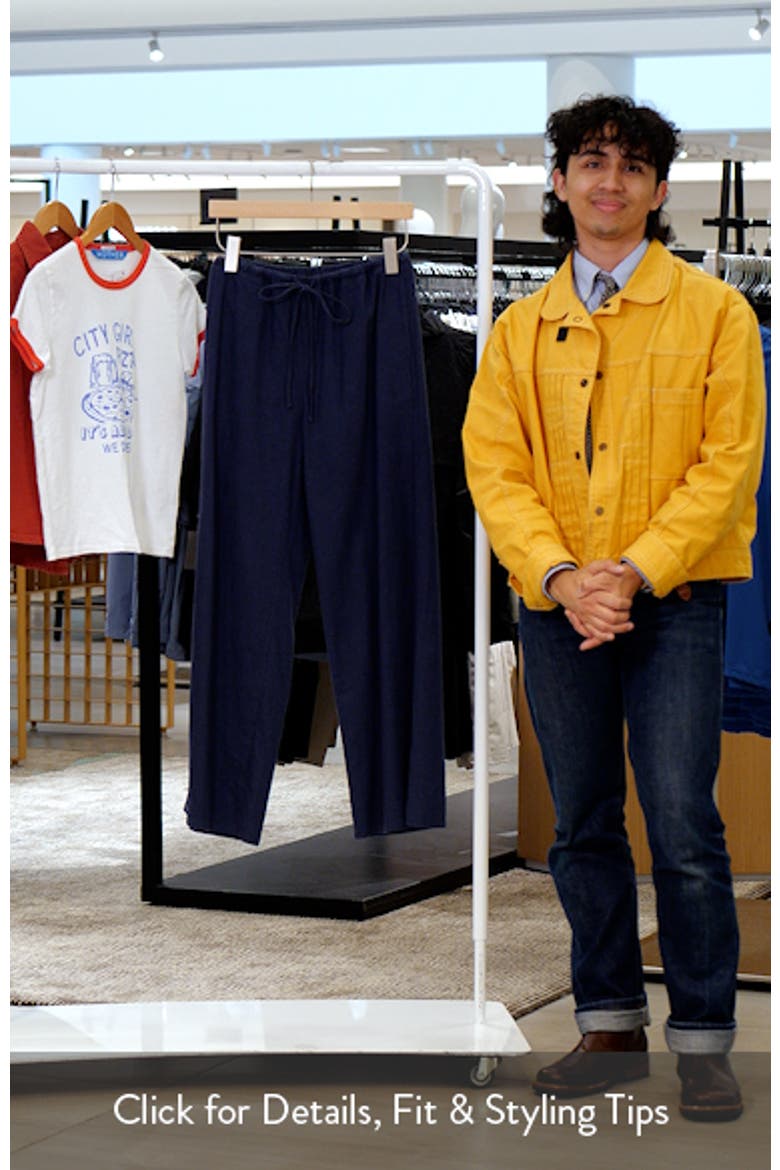 Linen Blend Wide Leg Pants video