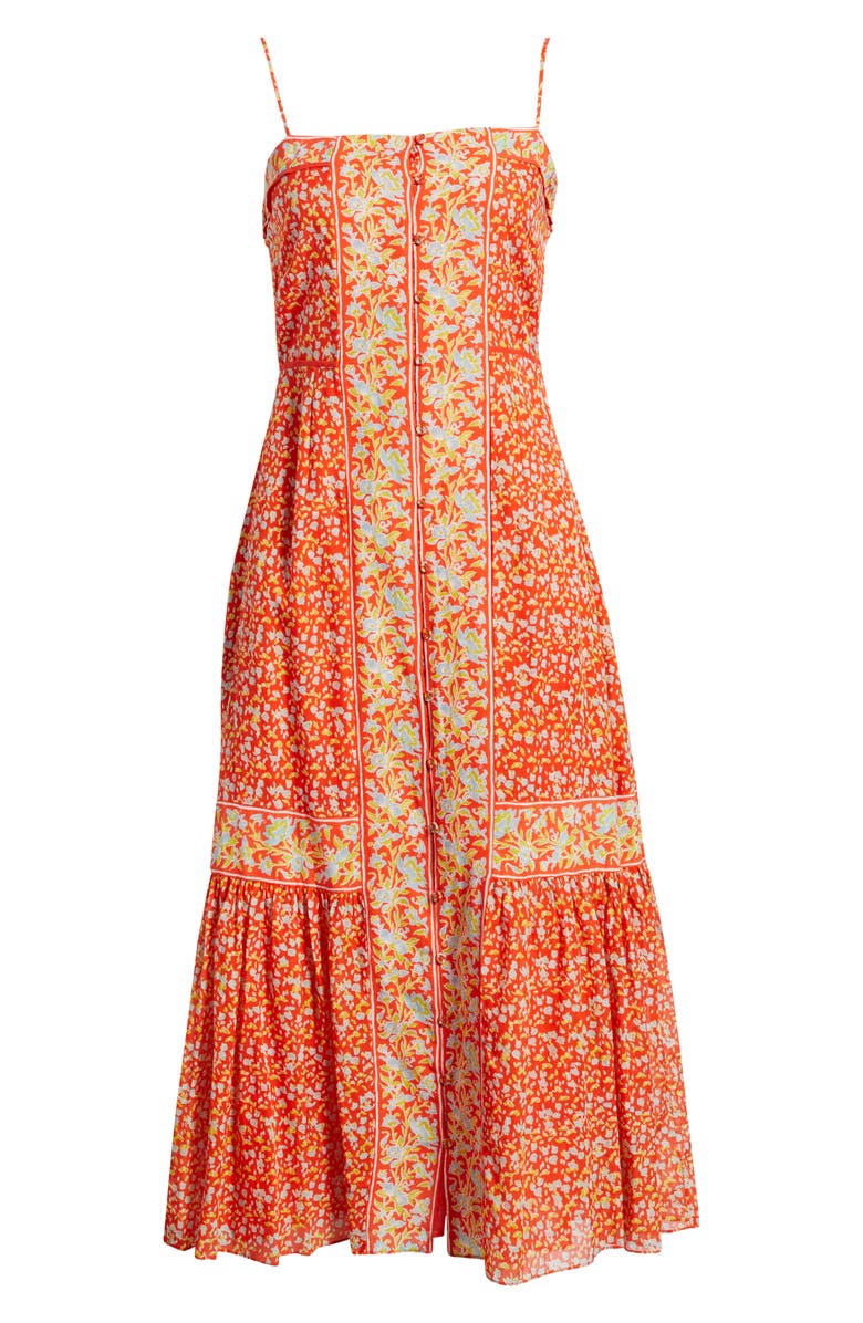 Cleobella Miralani Floral Cotton Blend Sundress, Alternate, color, Solara Print