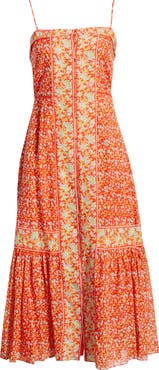 Cleobella Miralani Floral Cotton Blend Sundress