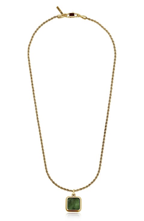 Men's Jade Pendant Necklace