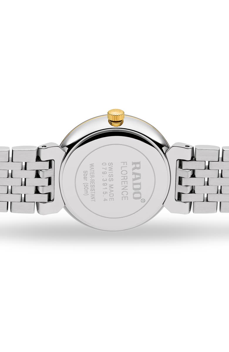 RADO Florence Classic Bracelet Watch, 30mm, Alternate, color, Black