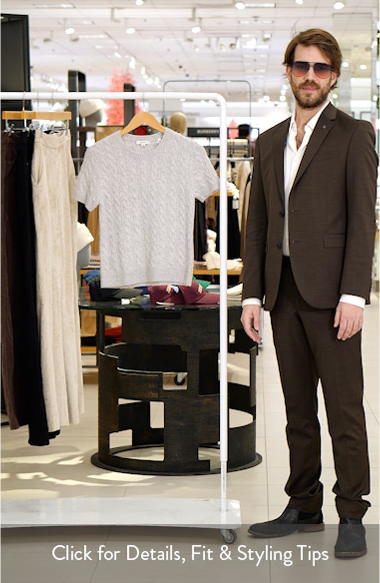 Cable Short Sleeve Sweater, sales video thumbnail