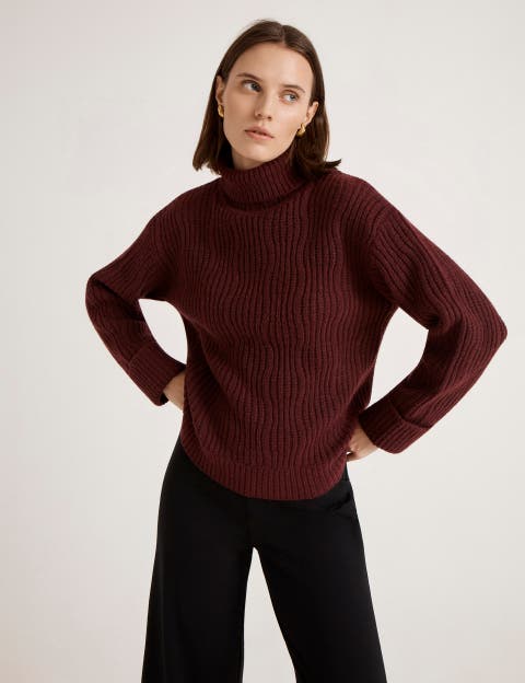 Albie Roll Neck Knitted Jumper