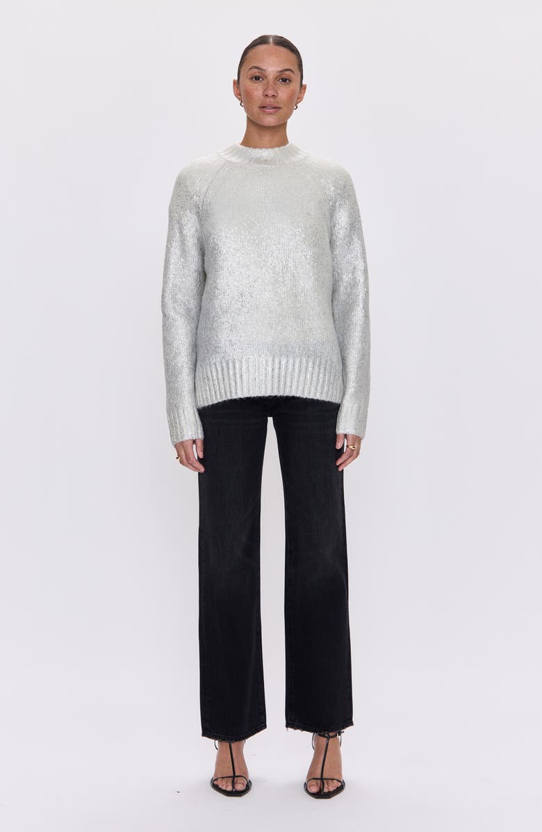 Pistola Cassie High Waist Crop Straight Leg Jeans, Alternate, color, Stormy