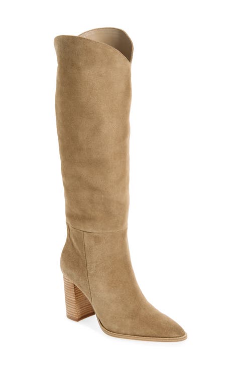 Bixby Pointed Toe Knee High Boot (Women)