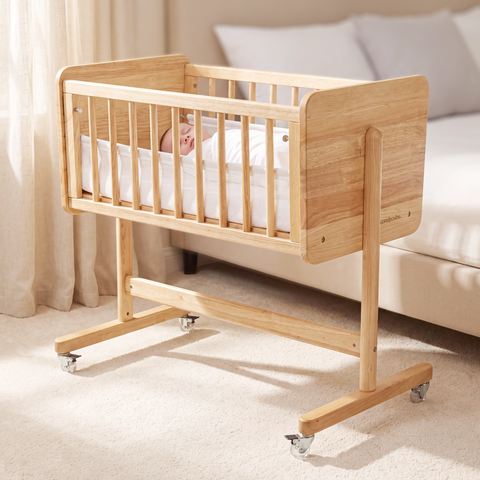 Wooden Bedside Bassinet Sleeper