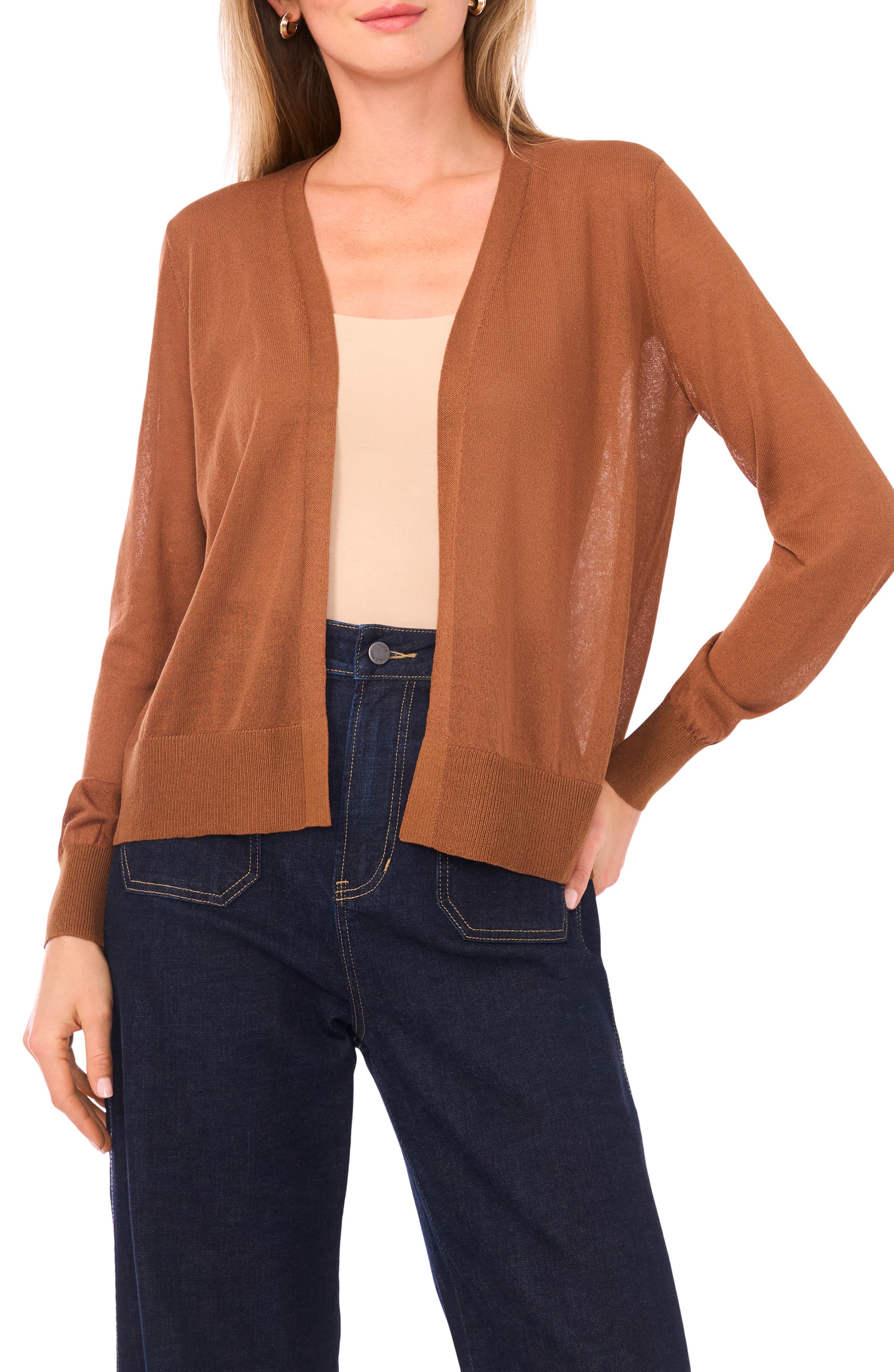 Vince Camuto Tissue Knit Cardigan