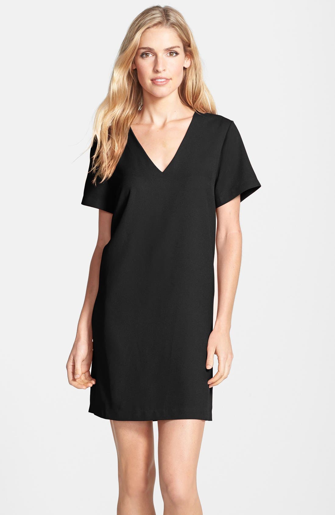 Crepe Shift Dress