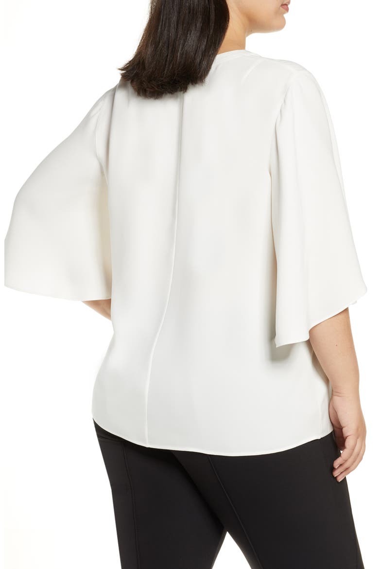 Barker Silk Blouse, Alternate, color, CLOUD