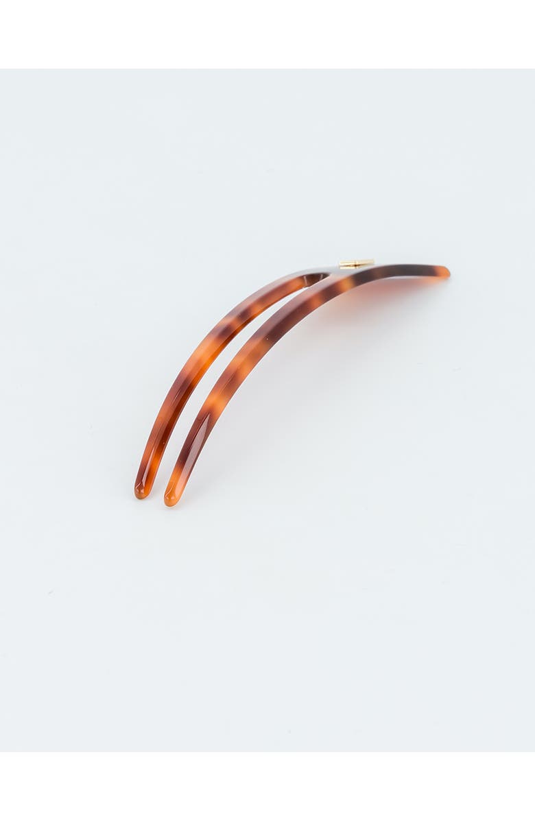 Alexandre de Paris Acetate Anvers Hair Fork Pin, Alternate, color, Brown Tortoiseshell