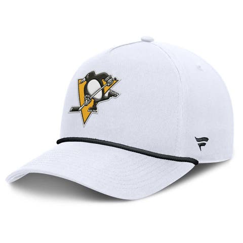 Men's Fanatics White Pittsburgh Penguins Rope A-Frame Adjustable Hat