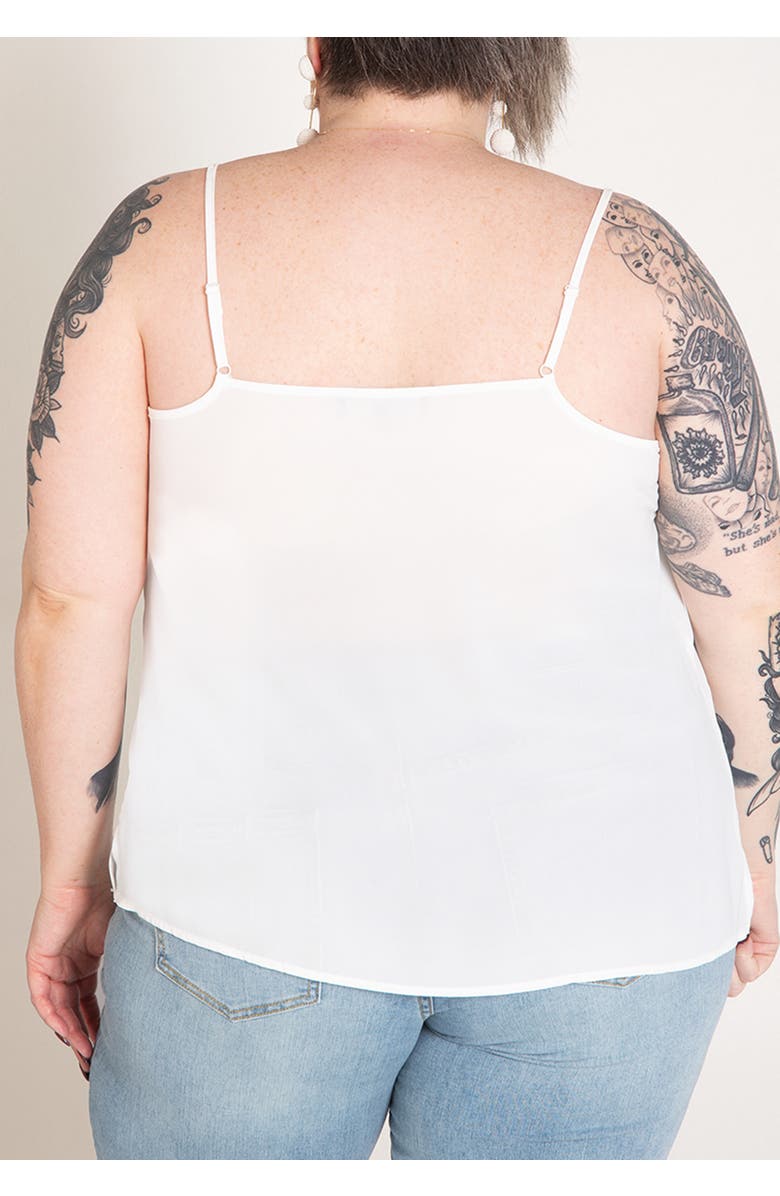 ELOQUII V-Neck Cami, Alternate, color, 