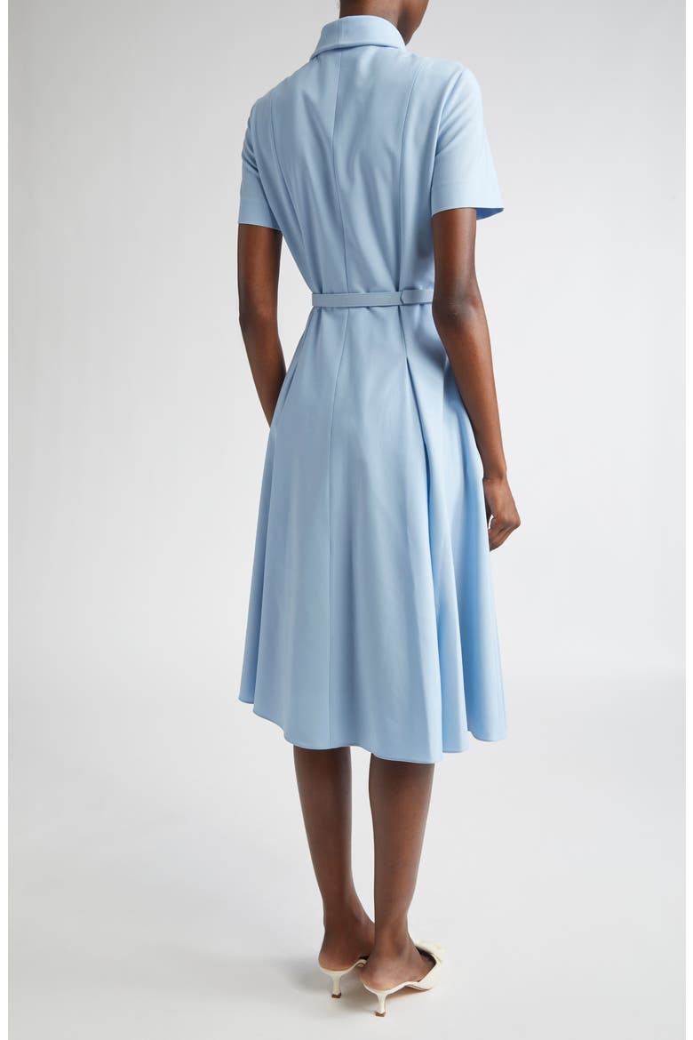 Iwona Belted Midi Shirtdress, Alternate, color, BLUE