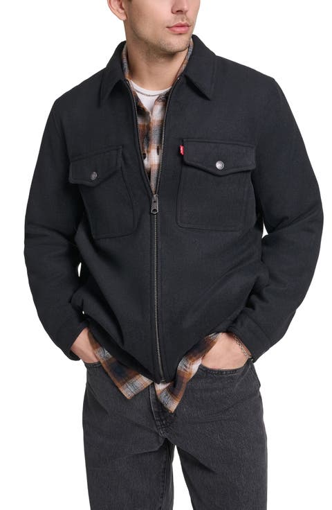 Zip Front Shacket