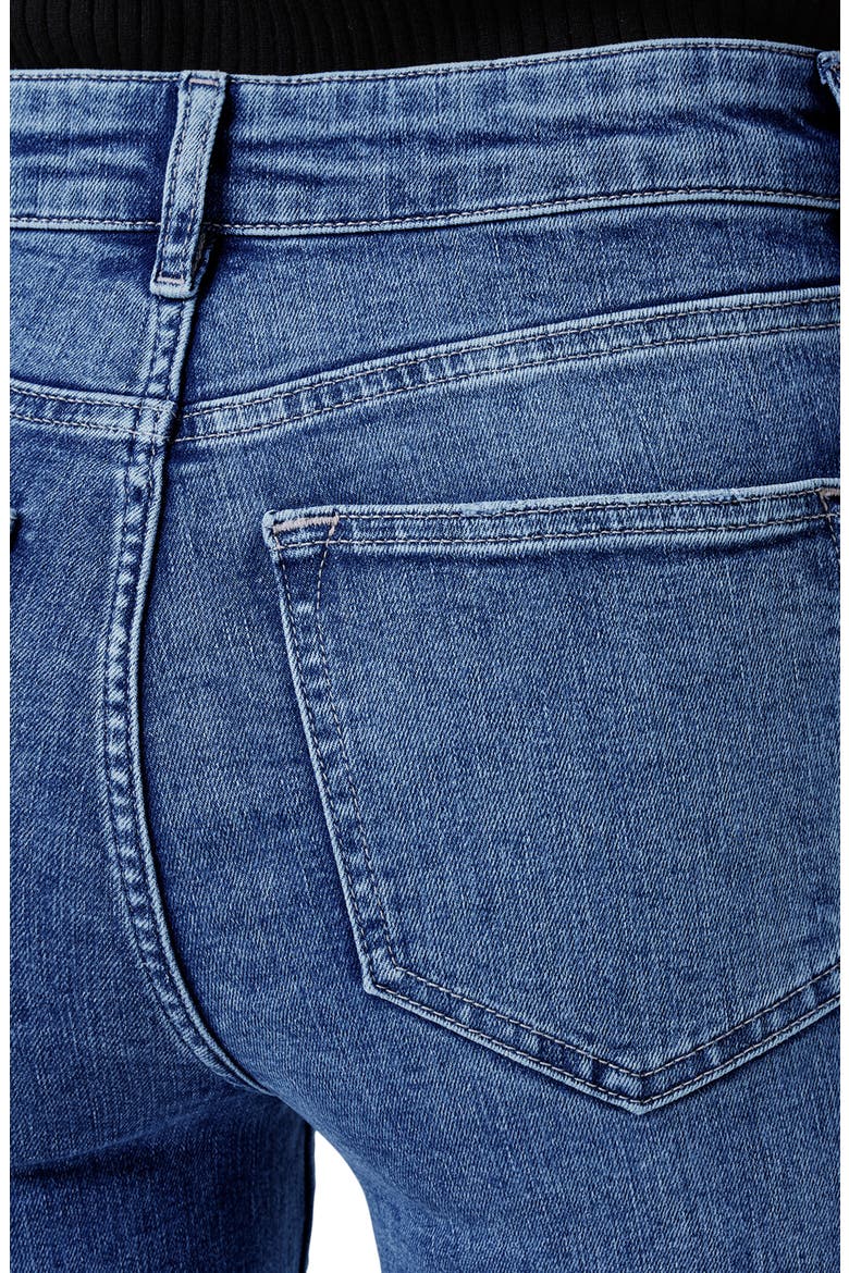 Haldan Mid Rise Slim Bootcut Jeans, Alternate, color, MID INDIGO
