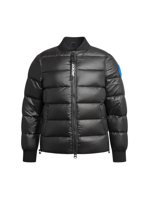 Jack1t Vortex Long Sleeve Bomber Jacket In Black