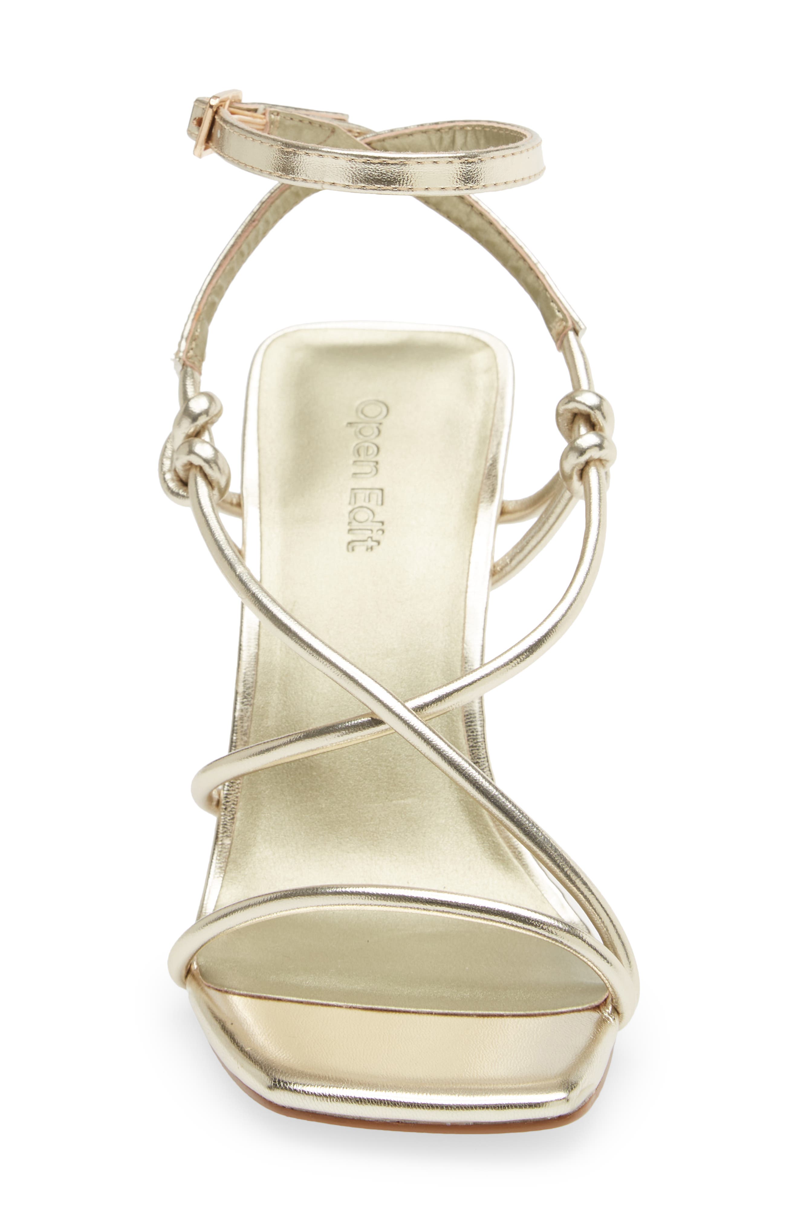 Reggie Sandal, Alternate, color, GOLD METALLIC