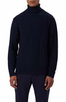 Bugatchi Cabled Turtleneck