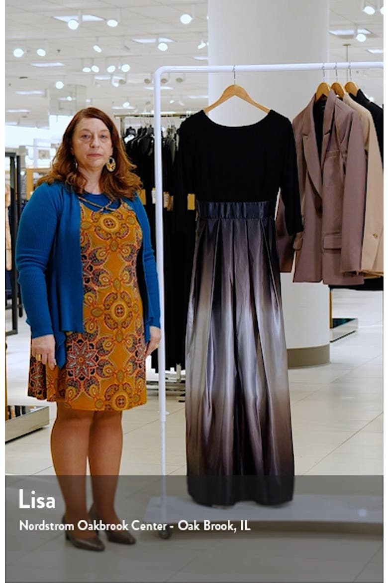 Tie Waist Ombrè Skirt Gown video