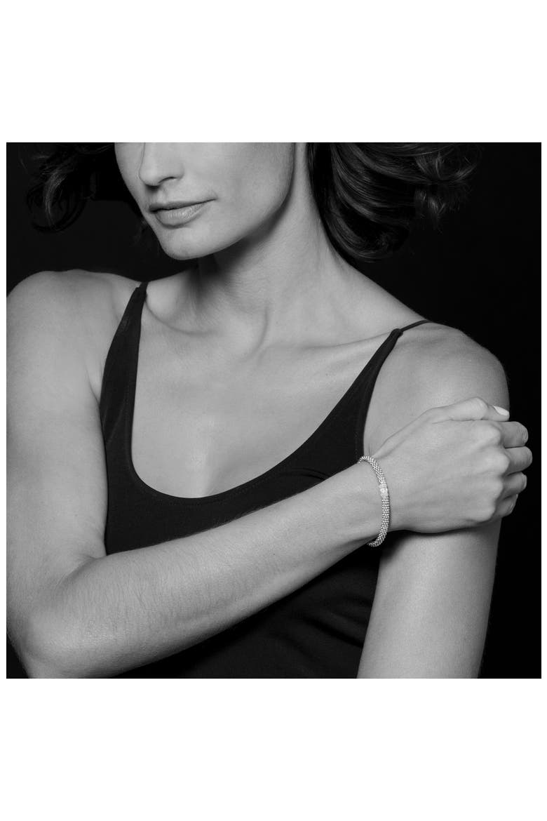 Diamond Luxe Pavé Station 6mm Bracelet, Alternate, color, DIAMOND