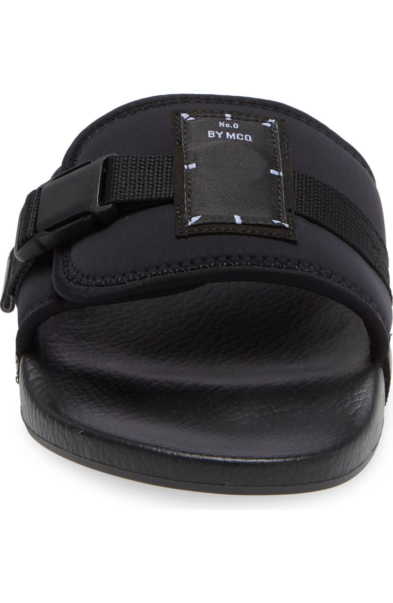 MCQ Logo Patch Slide Sandal, Alternate, color,