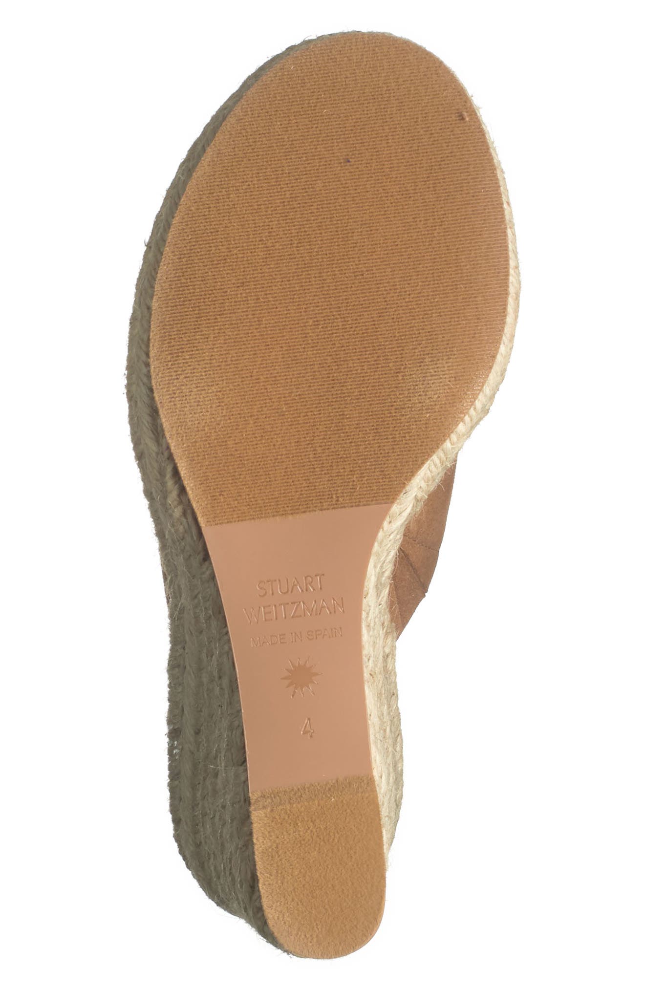 Wonda Espadrille Wedge Sandal, Alternate, color, CAMEL