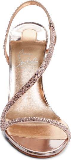 Christian Louboutin Rosalie Crystal Embellished Slingback