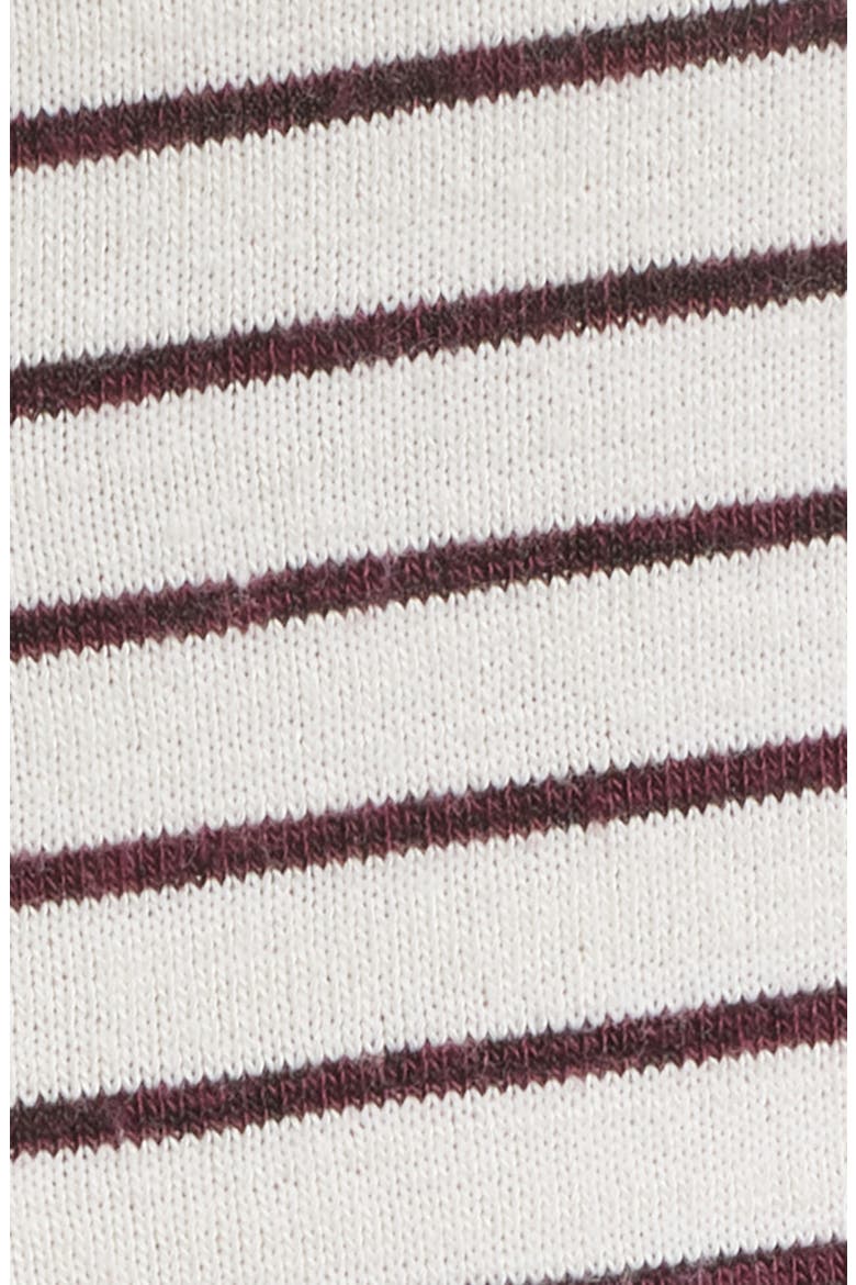 The Knit Stripe Boat Neck Tank, Alternate, color, BROWN STRIPE