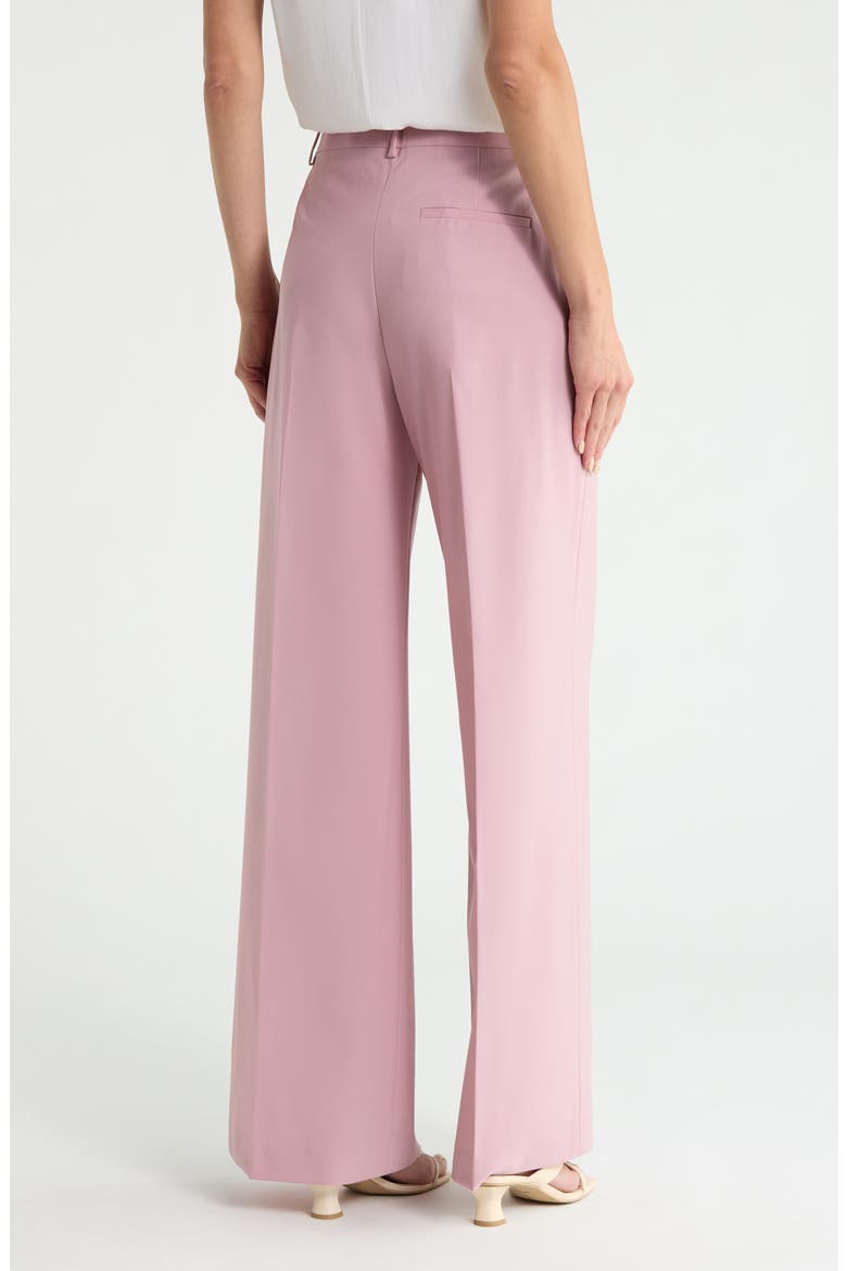Terena Stretch Virgin Wool Pants, Alternate, color, DARK LOTUS
