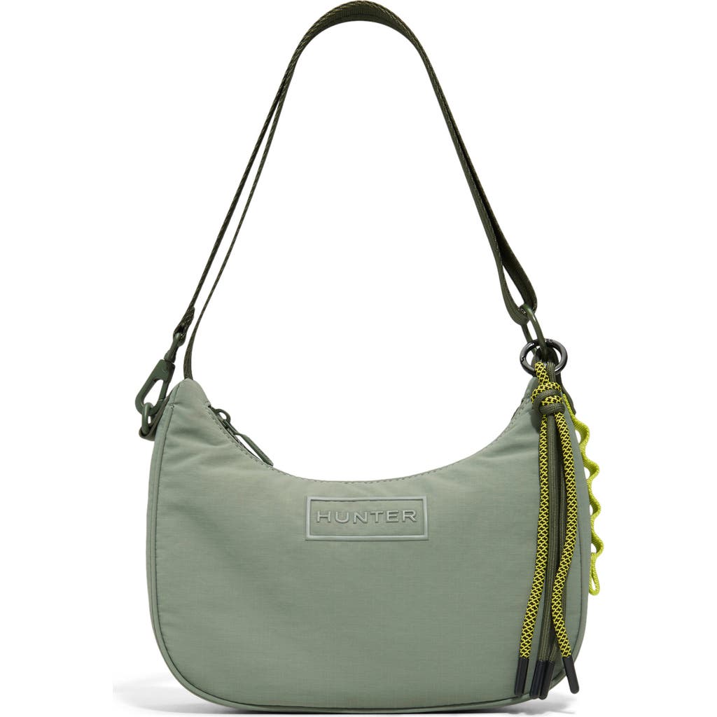 Hunter Recycled Polyester Shoulder Bag In Green