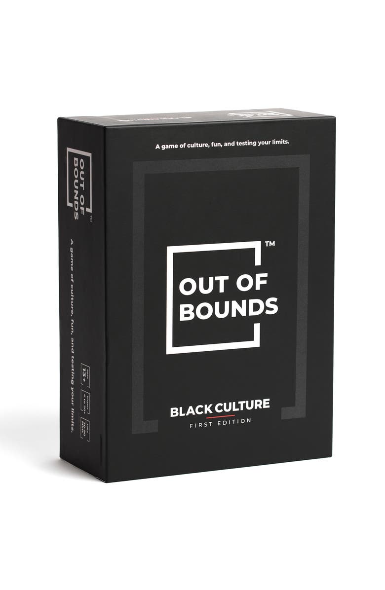 Out of Bounds Black Culture Fun Black Taboo Card Game, Main, color, Multicolored