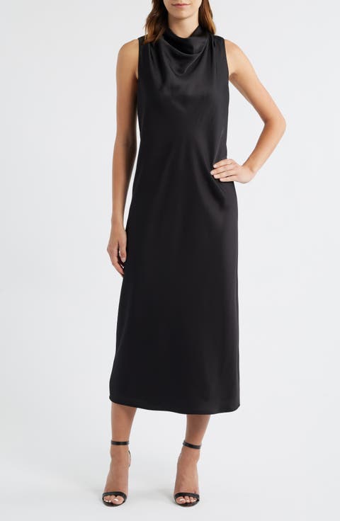 Cowl Neck Maxi Dress