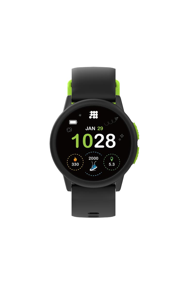 Smart Watch Hero with 1.27-inch IPS Display, Heart Rate and SpO2 Monitoring, Sleep Tracking, 10 Sports Modes, and Educational Games, Main, color, Black