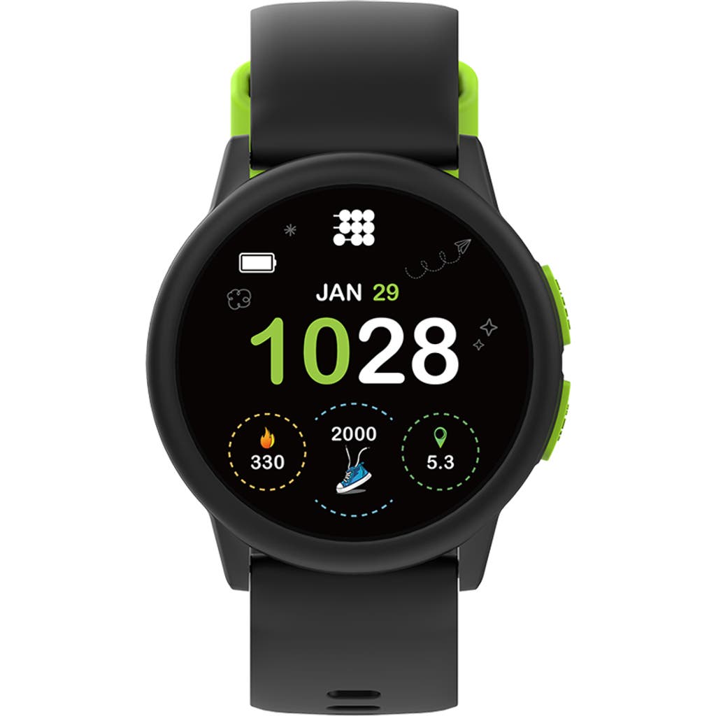 Cubitt Smart Watch Hero with 1.27-inch IPS Display, Heart Rate and SpO2 Monitoring, Sleep Tracking, 10 Sports Modes, and Educational Games in Black