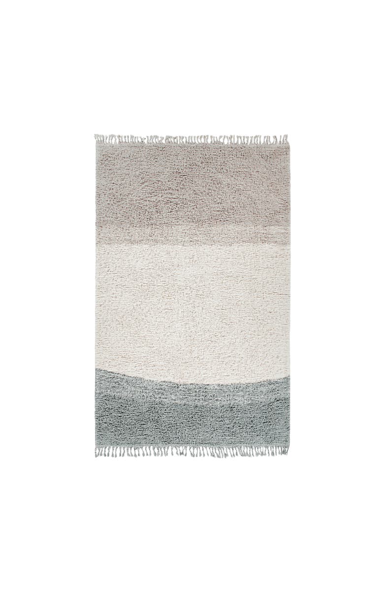 Lorena Canals Woolable Rug Into the Blue, Main, color, Smoke Blue