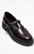 Forever & Always Shoes Janney Leather Strap Loafers