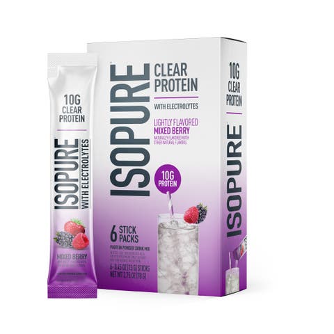 Protein Water Stickpacks Mixed Berry, 6 Count