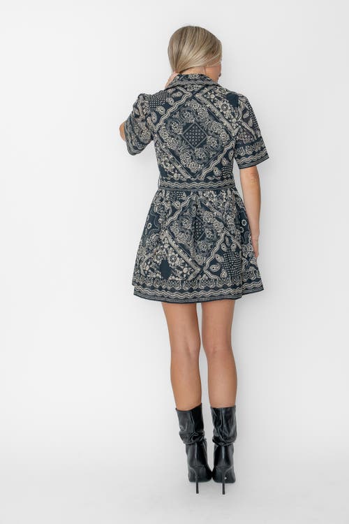 West Of Georgia Mini Dress In Multi