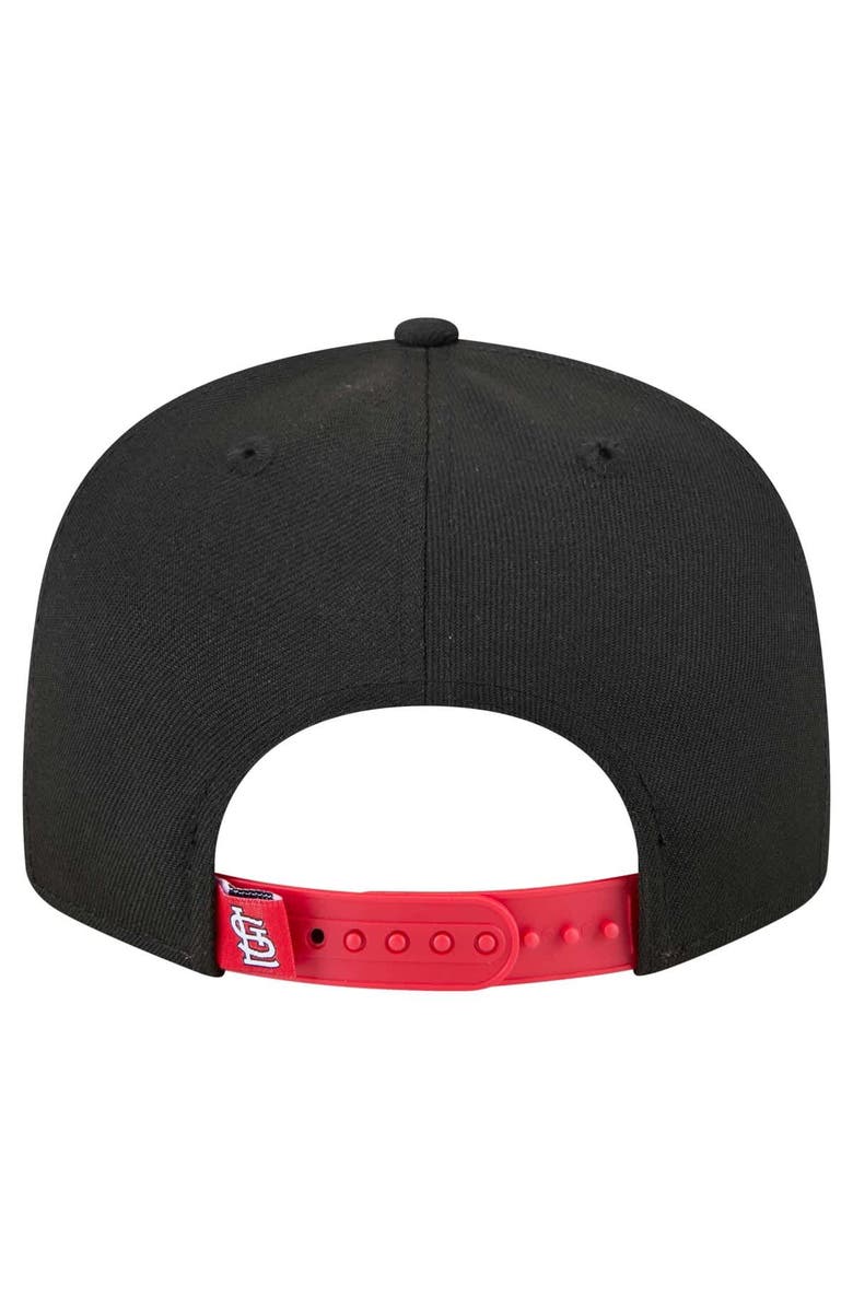 New Era Men's New Era Black St. Louis Cardinals Splatter 9FIFTY Snapback Hat, Alternate, color, Black