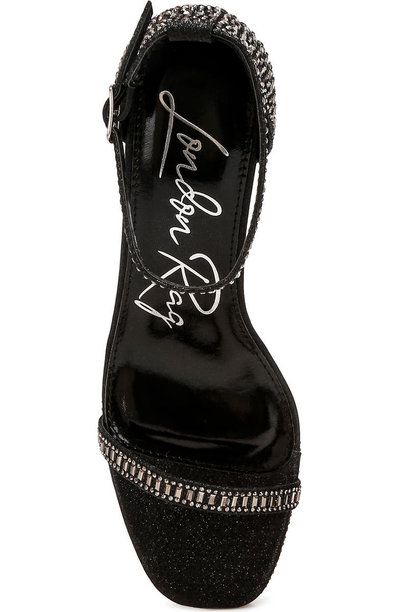 LONDON RAG Ronan Crystal Embellished Platform Sandal, Alternate, color,